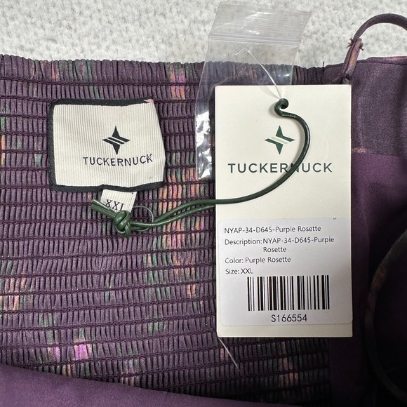 NWT Tuckernuck Naomi Midi Dress A Line Floral Purple Rosette Amethyst -‎ XXL - Picture 3 of 16